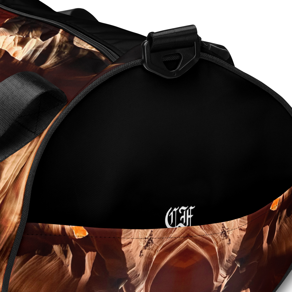 Canyon Fire gym bag