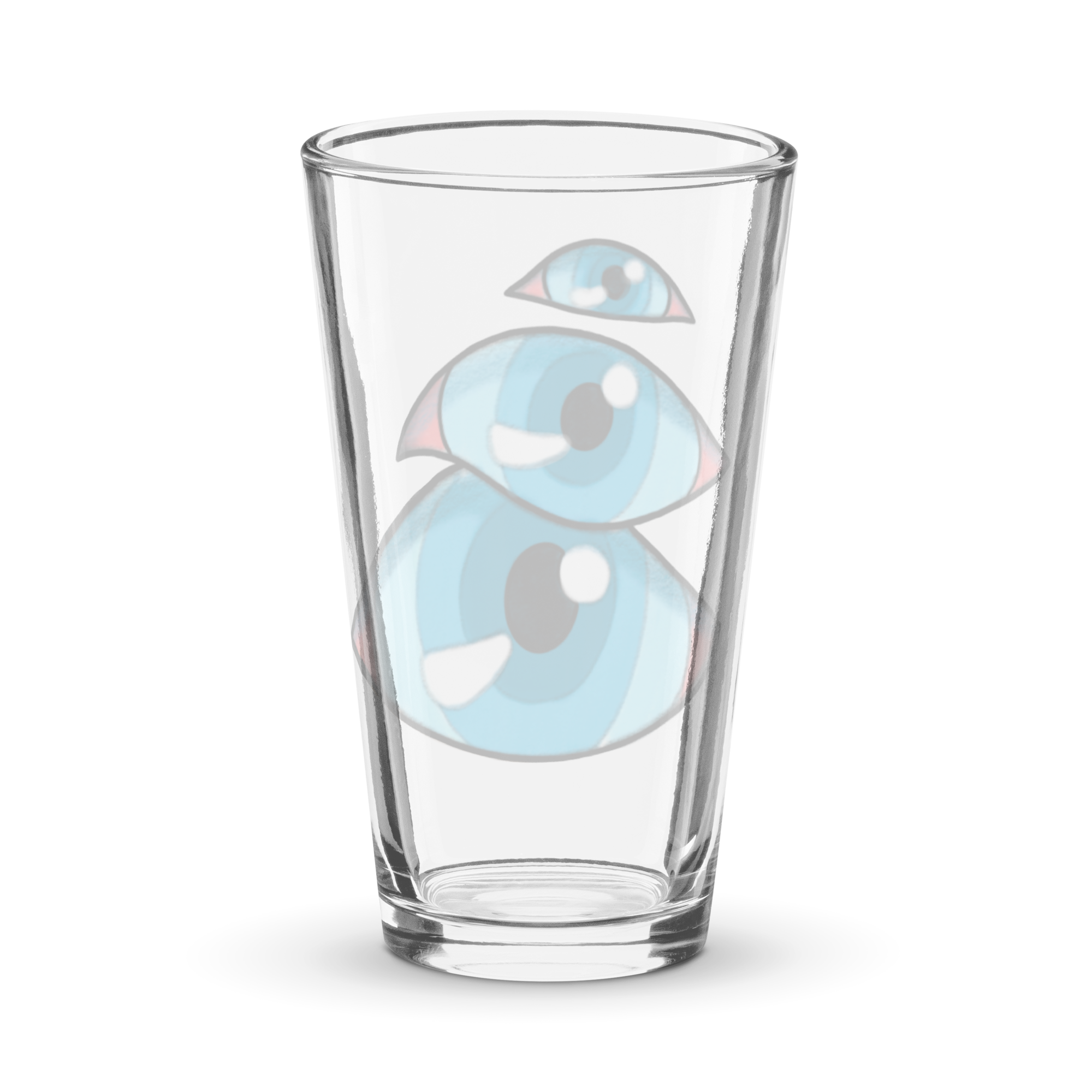 EYES Shaker pint glass