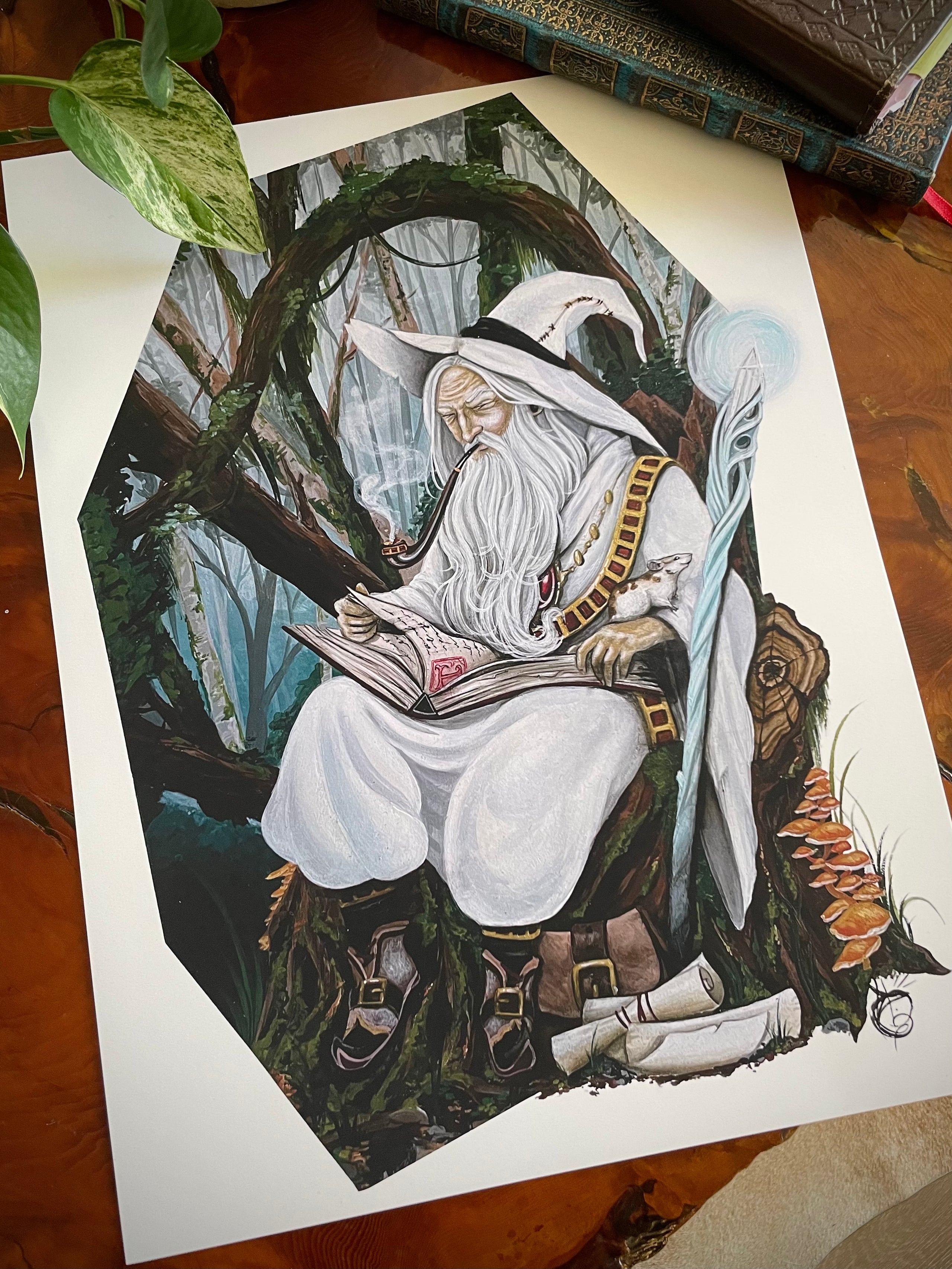 "Wisdom In The Woods" Fine art print