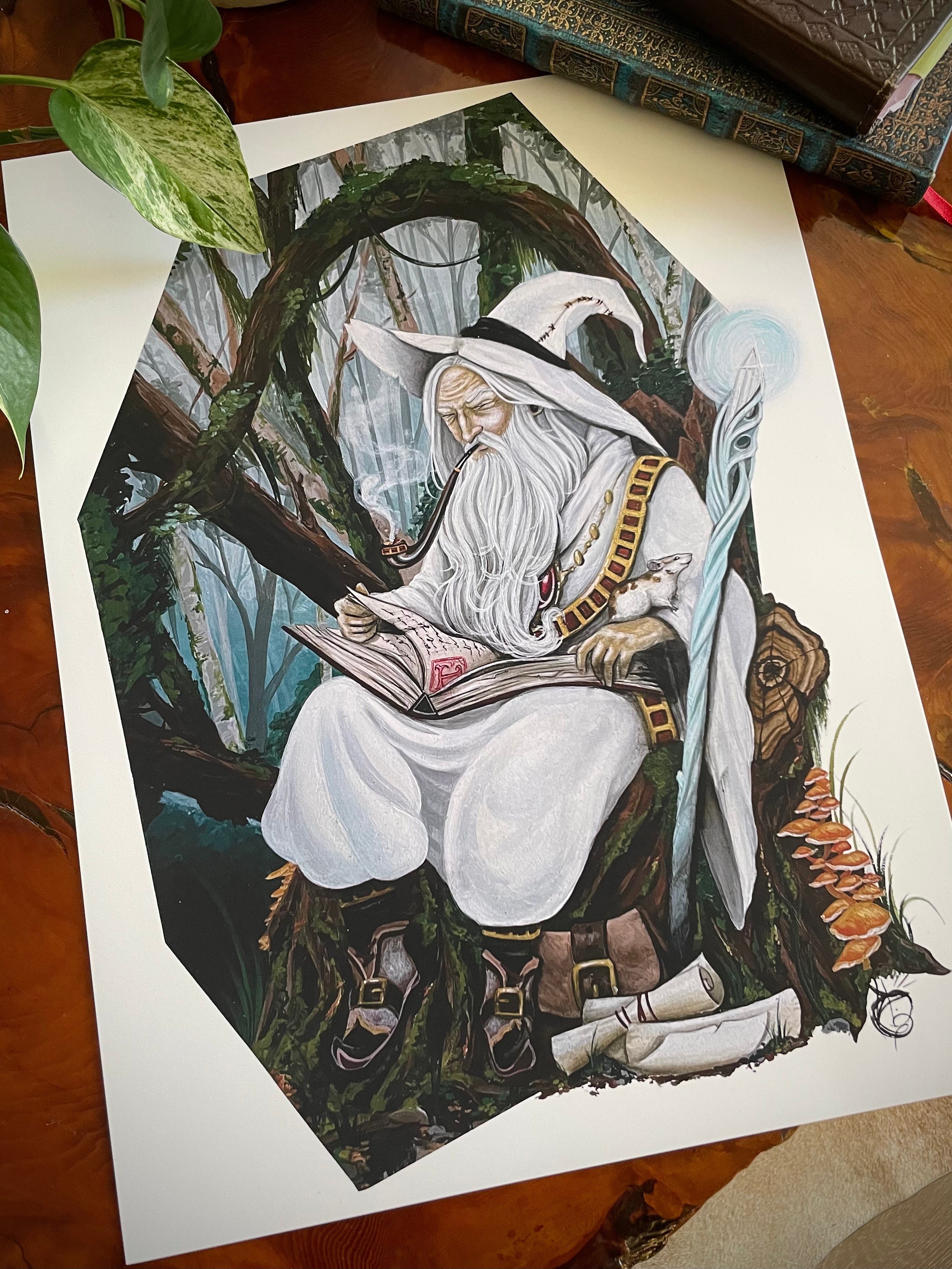 "Wisdom In The Woods" Fine art print
